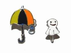 てるてる坊主×傘 イヤリング【 Luccica ルチカ】 雨 梅雨 アクセサリー かわいい 天気 weather rein お洒落 雨降り 人気 可愛い
