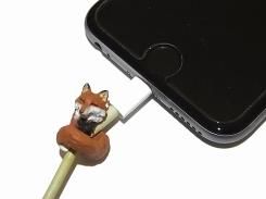 ZOOCORD(ズーコード)キタキツネ【 RELAX / リラックス 】 動物 断線予防 iphone ipad ケーブル 携帯 アクセサリー アニマル かわいい