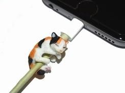 ZOOCORD(ズーコード)ミケネコ【 RELAX / リラックス 】 三毛猫 キャット猫 断線予防 iphone ipad ケーブル 携帯 アクセサリー アニマル cat スマートフォン