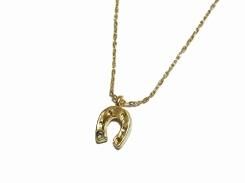 ホースシュー ネックレス 【 KAZA カザ 】【 メール便 送料無料 】 アクセサリー 動物 レディース アニマル 蹄鉄 馬 うま ユニーク 遊び心 かわいい シンプル