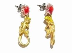 イグアナ ピアス 【 Palnart Poc パルナートポック 】 【 メール便 送料無料 】 アクセサリーアニマル 動物 誕生日 プレゼント 雑貨 おもしろ 人気 爬虫類