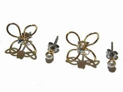 oxalis ピアス 【 Luccica ルチカ 】【 メール便 送料無料 】 アクセサリー カワイイ 花 フラワー 植物 エレガント ナチュラル 誕生日 プレゼント 女性 雑貨 スタッド