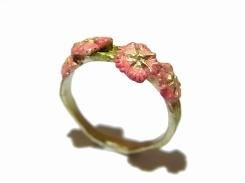 ナデシコ リング【 Palnart Poc パルナートポック】【メール便送料無料】 撫子 花 誕生日 プレゼント 女性 japan おしゃれ 人気 指輪 日本 和
