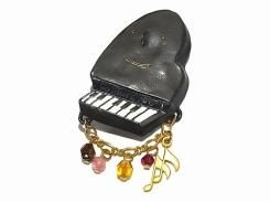 ピアノソナタ ブローチ 【 Palnart Poc パルナートポック 】【 メール便 送料無料 】 ピアノ アクセサリー 音楽 楽器 誕生日 プレゼント 女性 雑貨 かわいい