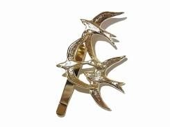 trio birds ヘアカフス 【 Luccica ルチカ 】【 メール便 送料無料 】 アクセサリー 鳥 バード ジュエリー 髪飾り 髪留め 誕生日 プレゼント 女性 雑貨 上品 大人っぽい 人気