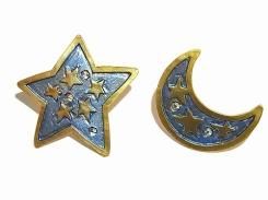 グランド ピアス Palnart Poc パルナートポック メール便 送料無料 星 月 アクセサリー 誕生日 プレゼント 女性 かわいい