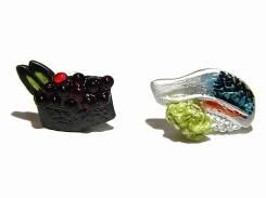 I love sushi ピアス (イクラ×サバ) Luccica ルチカ 【メール便送料無料】 可愛い アクセサリー レディース 誕生日 プレゼント 女性 雑貨 おしゃれ フード 魚 寿司