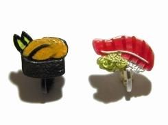 I love sushi イヤリング (ウニ×マグロ) Luccica ルチカ 【メール便送料無料】 可愛い アクセサリー レディース 誕生日 プレゼント 女性 雑貨 おしゃれ フード 魚 寿司