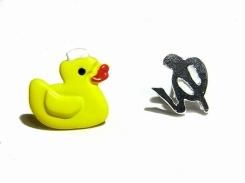 onsen ピアス 【 Luccica ルチカ 】【メール便送料無料】かわいい 温泉 ひよこ おもしろ アクセサリー 個性的 鳥 バード モチーフ