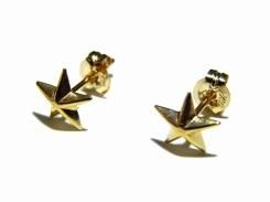 プチスター ピアス (素材:ゴールド)(10Kキャッチ付き) 【 Luccica ルチカ 】【メール便 送料無料 】アクセサリー 星スター プレゼント 小さい シンプル レディース かわいい