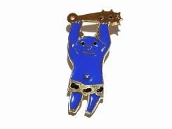 『 あおおに ブローチ 』 【 Luccica ルチカ 】【 メール便 送料無料 】 誕生日 プレゼント かわいい ユニーク おもしろ 青鬼 妖怪 節分 女性 女子 雑貨 20代 30代