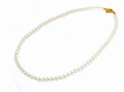 パール一連マグネット ネックレス (5mm)【 Luccica ルチカ 】【メール便 送料無料 】 アクセサリー ネックレス パール 上品 プレゼント 女性 フォーマル