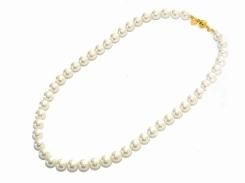 パール一連マグネット ネックレス (8mm)【 Luccica ルチカ 】【メール便 送料無料 】 アクセサリー ネックレス パール 上品 プレゼント 女性 フォーマル