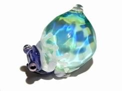 水 (六)【 kengtaro / ケンタロー 】 カエル 作家 蛙 かえる フロッグ 一点 カラフル 芸術 個性的 かわいい ペンダントトップ ネックレス