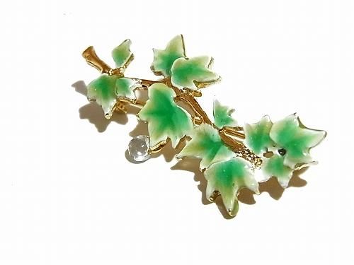 アイビー ブローチ Luccica ルチカ カワイイ 植物 アクセサリー ジュエリー お洒落 葉っぱ ユニーク 目立つ ナチュラル アイビー ブローチ Luccica ルチカ カワイイ 植物 アクセサリー ジュエリー お洒落 葉っぱ ユニーク 目立つ ナチュラル