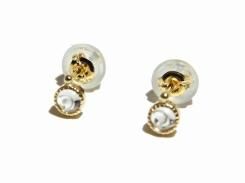 サークルジルコニア ピアス 【 Luccica ルチカ 】【 メール便 送料無料 】 アクセサリー かわいい 個性的 自然 ナチュラル ストーン 小ぶり