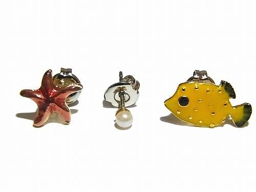 ルチカ ピアス ハコフグくん Luccica お洒落 可愛い アクセサリー 熱帯魚 ヒトデ 人気 レディース 誕生日 プレゼント 魚