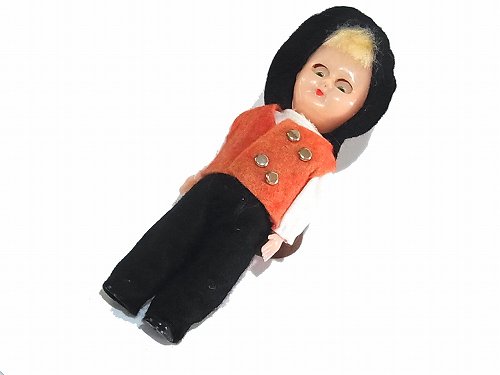 帽子の男の子 人形 【1950年代】 ビンテージ ドール かわいい 置物