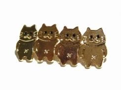 無限ネコ ブローチ 【 Luccica ルチカ 】【メール便送料無料】 カワイイ アクセサリー 猫 ねこ アニマル 個性的 キャット ユニーク おもしろ