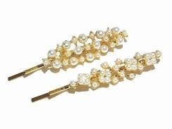 crecer ヘアピン 【 Luccica ルチカ 】【メール便送料無料】 ヘアーアクセサリー レディース かわいい まとめ髪 お洒落 簡単 パール エレガント