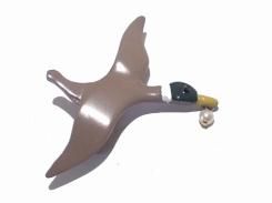 Call Duck ブローチ 【 Luccica ルチカ 】【メール便送料無料】 鳥 アクセサリー アヒル かわいい 誕生日 プレゼント 女性 雑貨 ファルべ カモ 鴨
