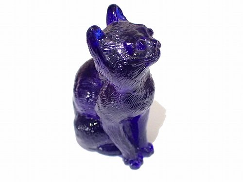 Sitting Cats おすわり猫 Mosser Glass モッサー ガラス 1970