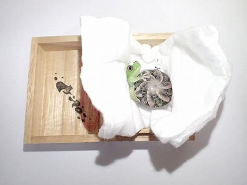 kengtaro ケンタロー 花 2013年 カエル ガラス 作家 宙 そら（弐） 』【 kengtaro / ケンタロー 】 カエル ボロ
