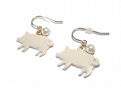 cochonnet ピアス 【 Luccica ルチカ 】ブタ 豚 ぶた アクセサリー