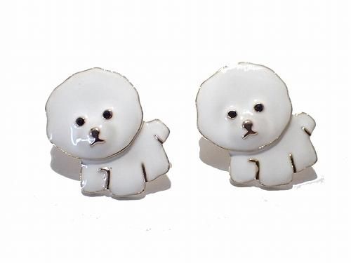 ビションフリーゼ ピアス Luccica ルチカ メール便送料無料 アクセサリー マルチーズ 動物 アニマル 個性的 犬 おもしろ ビションフリーゼ ピアス Luccica ルチカ メール便送料無料 アクセサリー マルチーズ 動物 アニマル 個性的 犬 おもしろ