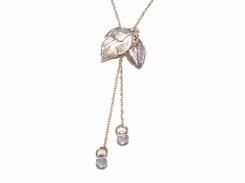 Calla lily 花 ネックレス 【 Luccica ルチカ 】【 メール便 送料無料】カラー アクセサリー 花 フラワー 植物 エレガント ナチュラル 誕生日 プレゼント 女性 雑貨 雫