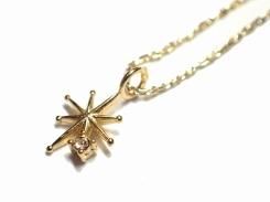 lucci ネックレス 【 Luccica ルチカ 】【メール便送料無料】星 パール 星座 アクセサリー スター 宇宙 大人 かわいい 誕生日 プレゼント 女性 ゴールド