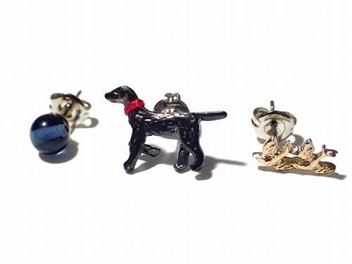 Hunting Dog ピアス Luccica ルチカ メール便 送料無料 アクセサリー おもしろ カワイイ アニマル 動物 イヌ 犬 モチーフ 誕生日