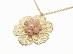 一輪の花 ネックレス 【 Luccica ルチカ 】【 メール便 送料無料 】 フラワー かわいい 個性的 アクセサリー プレゼント