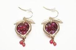 pomegranate ピアス 【 Luccica ルチカ 】【メール便送料無料】 アクセサリー 木の実 フルーツ 果物 ザクロ 柘榴 かわいい 個性的 ナチュラル