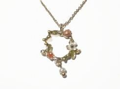ellen ネックレス 【 Luccica ルチカ 】【メール便送料無料】 アクセサリー レディース 花 フラワー パール ナチュラル ジュエリー 誕生日 プレゼント 女性