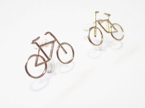 bicicletta イヤリング【 Luccica ルチカ 】【メール便送料無料