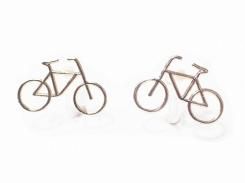 bicicletta イヤリング (カラー:ゴールド) 【 Luccica ルチカ 】【メール便送料無料】 自転車 アクセサリー レディース バイク ユニーク 個性的 おもしろ