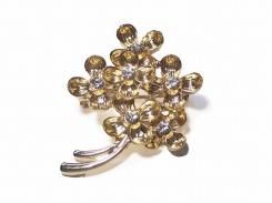 『 soavita ブローチ 』【 Luccica ルチカ 】【メール便 送料無料 】 フラワー 花 アクセサリー エレガント お洒落 レディース パーティー ゴージャス