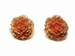 マリーゴールド ピアス 【 Palnart Poc パルナートポック 】【 メール便 送料無料 】オレンジ marigold 花 フラワー アクセサリー 誕生日 プレゼント 女性 雑貨 大人 かわいい