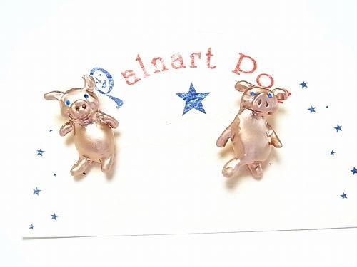 パルナートポック ピアス 『 ピーとグゥ 』 Palnart Poc ブタ 豚