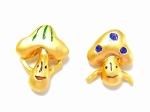 キノコビルダーズピアス【Palnart Poc/パルナートポック Brough Superior/ブラフシューぺリア】茸きのこのアクセサリー【ゆうメール送料無料】