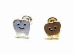 TOOTH ピアス 【 Luccica ルチカ 】【 メール便送料無料】 かわいい おもしろ アクセサリー 個性的 歯 歯医者 キュート ナチュラル オシャレ 珍しい スタッド