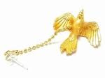 ぶら下がりオカメ ピアス 【 Molly Tippett モリー ティペット 】 オカメインコ アクセサリー シルバー 銀 18金メッキ 鳥 バード クール おしゃれ 個性的 エレガント