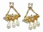 リラ ピアス 【 Molly Tippett モリー ティペット 】 ライラック ツバメ ピアス シルバー 銀 18金メッキ 鳥 バード 花 フラワー スワロー ツバメ 燕 クール