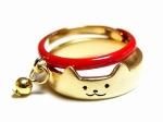 トムキャット ピンキーリング (レッド) 【 Luccica ルチカ 】【 メール便 送料無料 】 ネコ 猫 ねこ アニマル 動物 アクセサリー レディース カワイイ キュート 誕生日 プレゼント