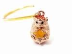 一番星 イヤーフック 右耳用【cuir carameliser/クイール キャラメリゼ】【ゆうメール送料無料】 星 ハリネズミ アクセサリー スター 動物 かわいい