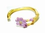 コスモス リング ( カラー : ゴールド )【 Palnart Poc パルナートポック 】【 メール便 送料無料 】 花 秋桜 誕生日 プレゼント 女性 雑貨 おしゃれ エレガント 個性的 上品