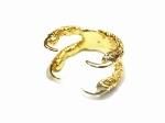 メンフクロウの足 リング (ゴールド) 【Molly Tippett(モリー ティペット)】 アクセサリー 鳥 バード 梟 ふくろう 上品 エレガント 指輪 綺麗