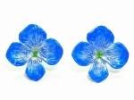 ベロニカオックスフォードブルー ピアス 【 Palnart Poc パルナートポック 】【メール便 送料無料 】 花 フラワー 個性的 誕生日 プレゼント 女性 雑貨 スタッド エレガント かわいい