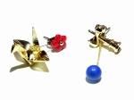 ジャパン ピアス 【 Luccica ルチカ 】【メール便送料無料】 かわいい おもしろ アクセサリー 個性的 けん玉 折り紙 鶴 ツル 折り鶴 花 フラワー 和風 日本